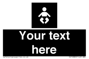 Custom information: black panel baby change